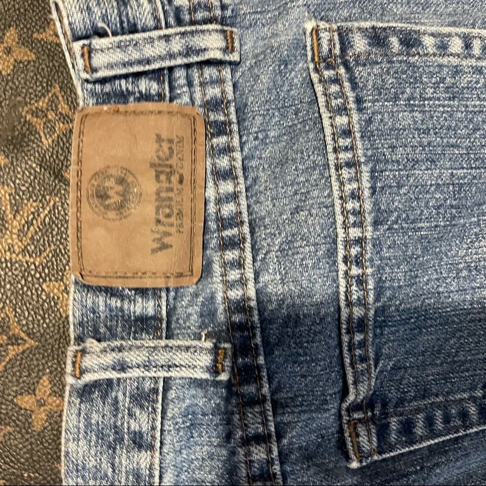 custom hem wrangler jean shorts relax straight - Picture 9 of 11